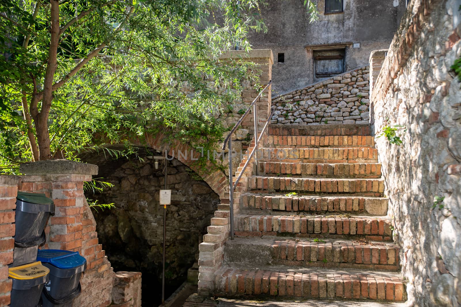 staircase leading to the fountain by carfedeph