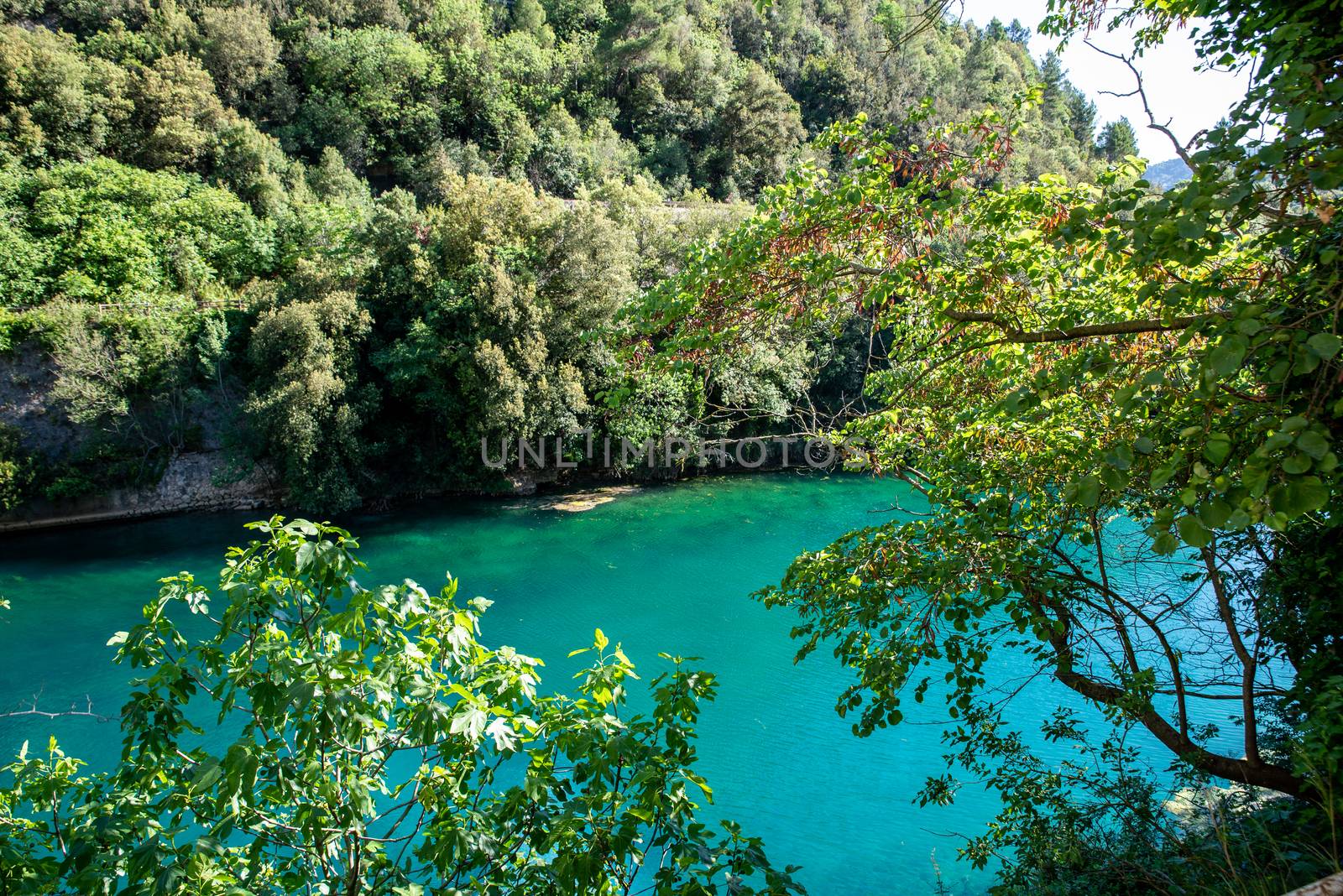 styphon river with clear, blue water by carfedeph