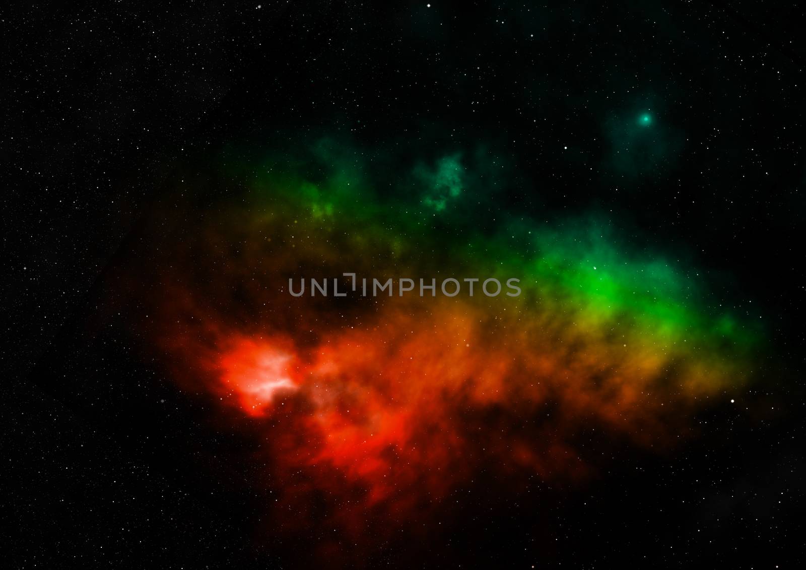 Star field in space a nebulae and a gas congestion. Elements of this image furnished by NASA . 3D rendering