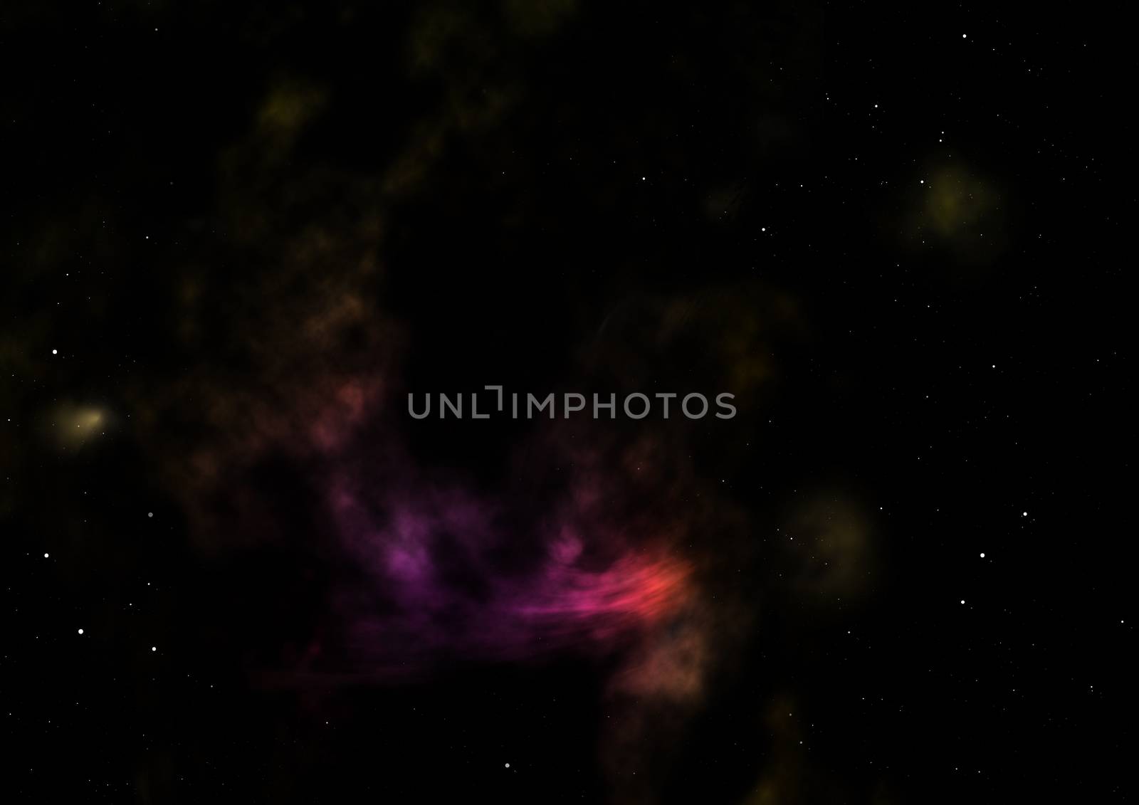 Small part of an infinite star field of space in the Universe. Elements of this image furnished by NASA . 3D rendering