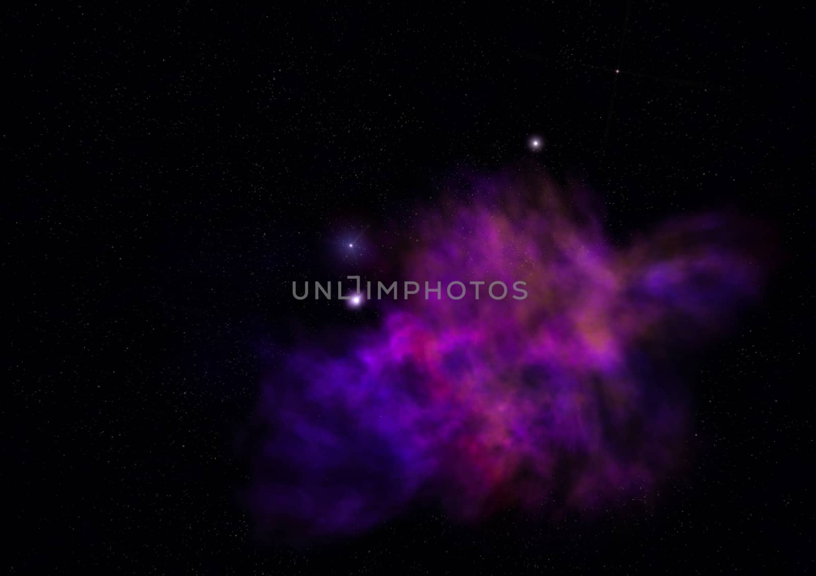 Small part of an infinite star field of space in the Universe. "Elements of this image furnished by NASA". 3D rendering