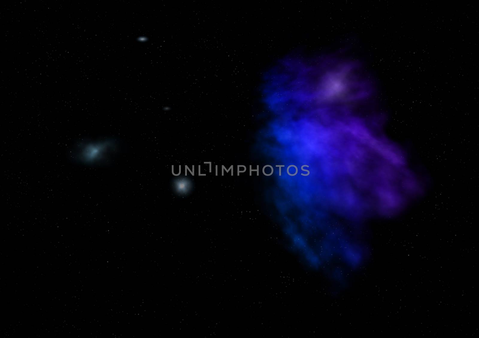 Small part of an infinite star field of space in the Universe. Elements of this image furnished by NASA . 3D rendering