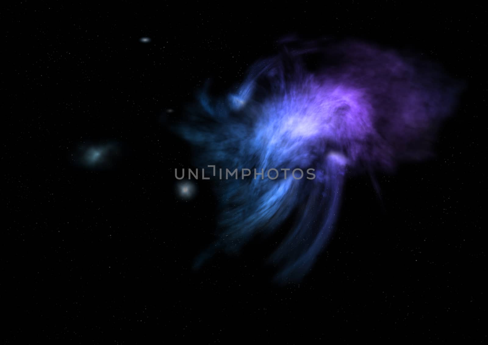 Small part of an infinite star field of space in the Universe. "Elements of this image furnished by NASA". 3D rendering