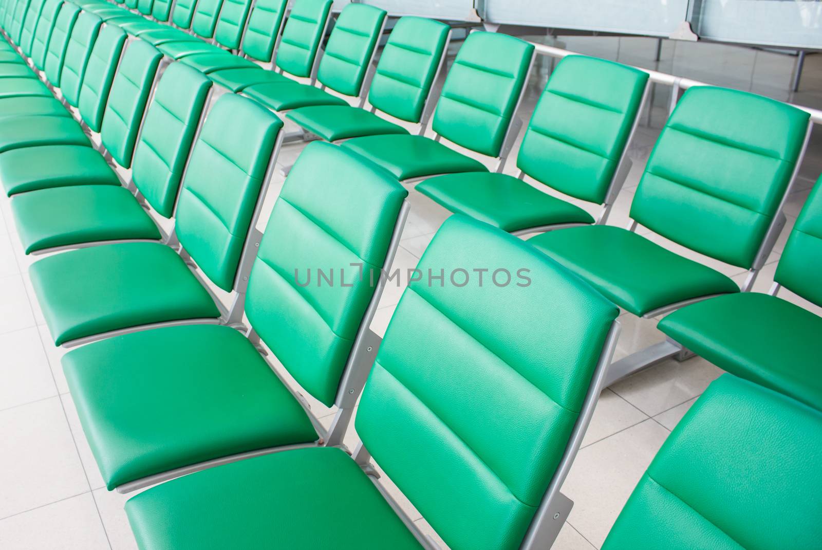 Chair public in building furniture