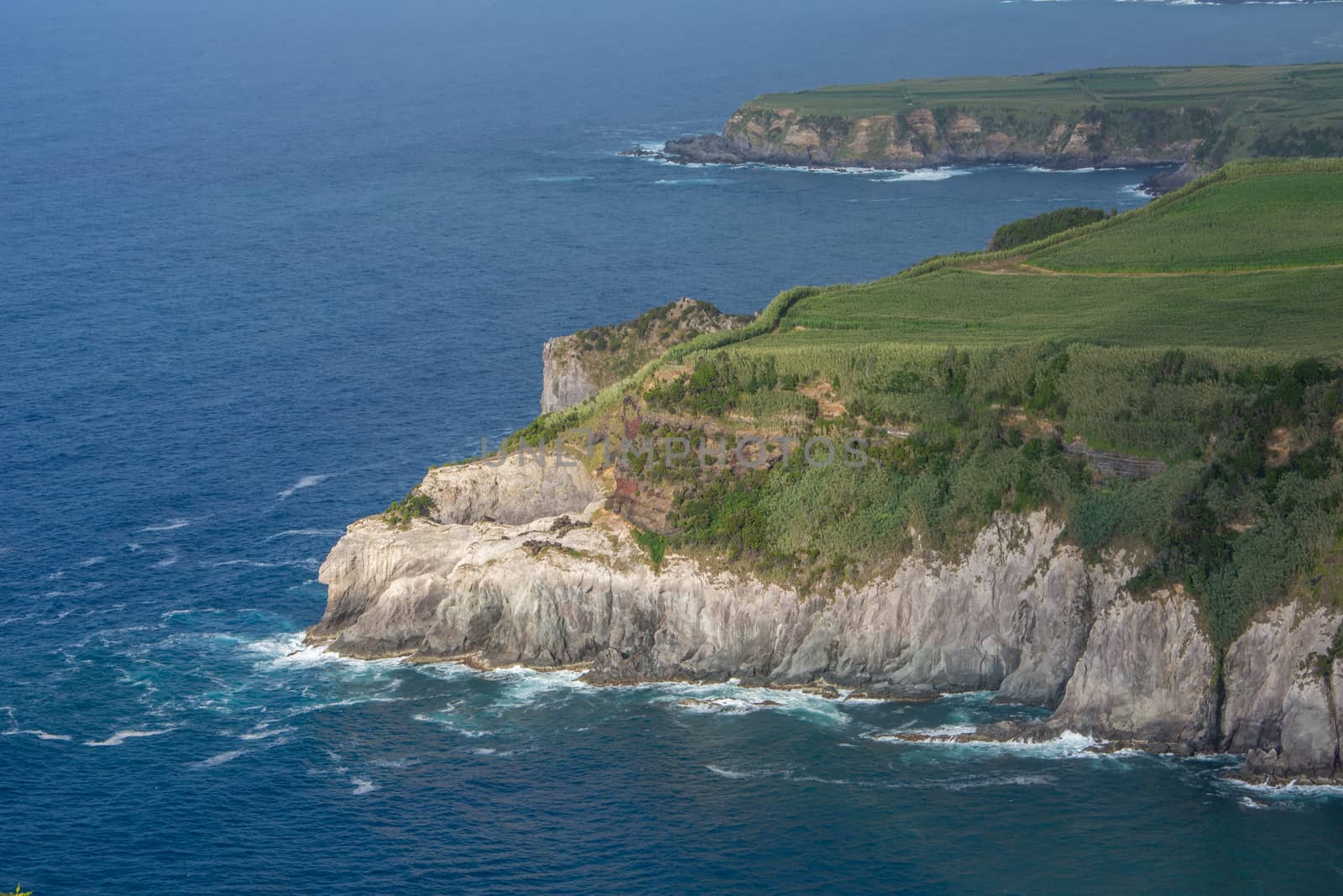 Walk on the Azores archipelago. Discovery of the island of Sao Miguel, Azores. Portugal