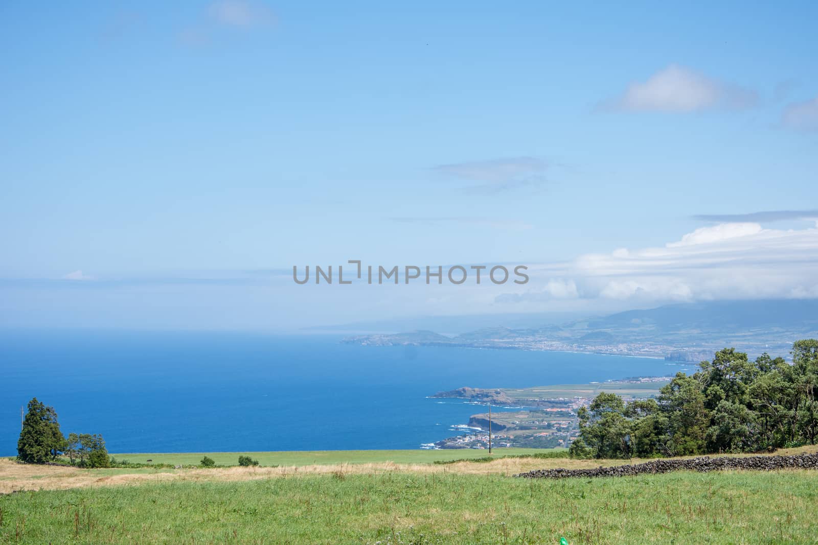 Walk on the Azores archipelago. Discovery of the island of Sao Miguel, Azores. Portugal