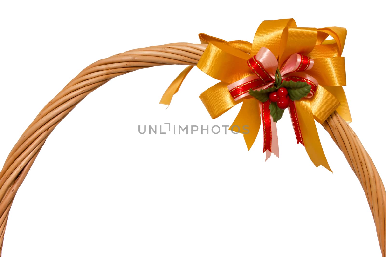 Basket romantic flower background