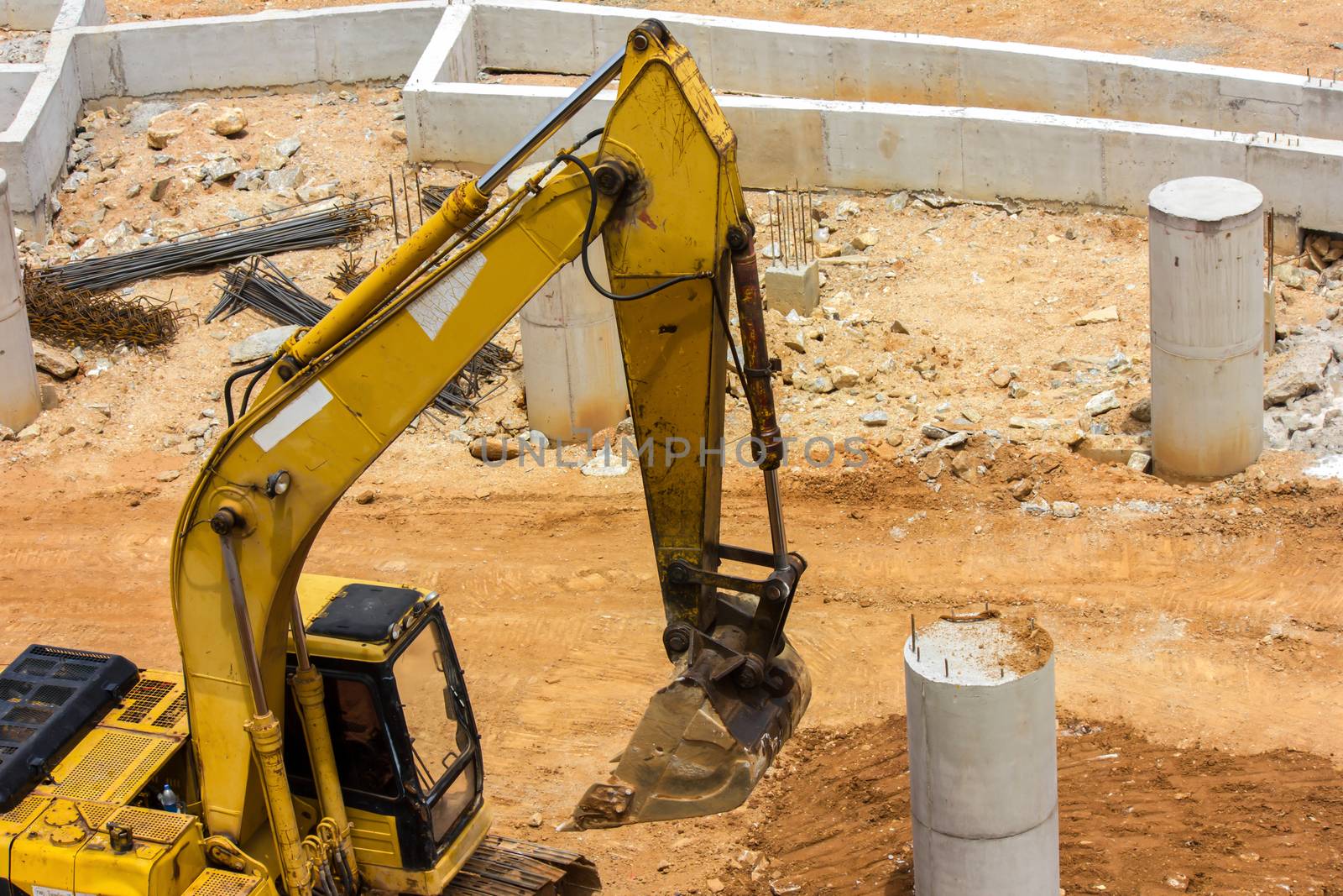 Heavy machine Construction Building