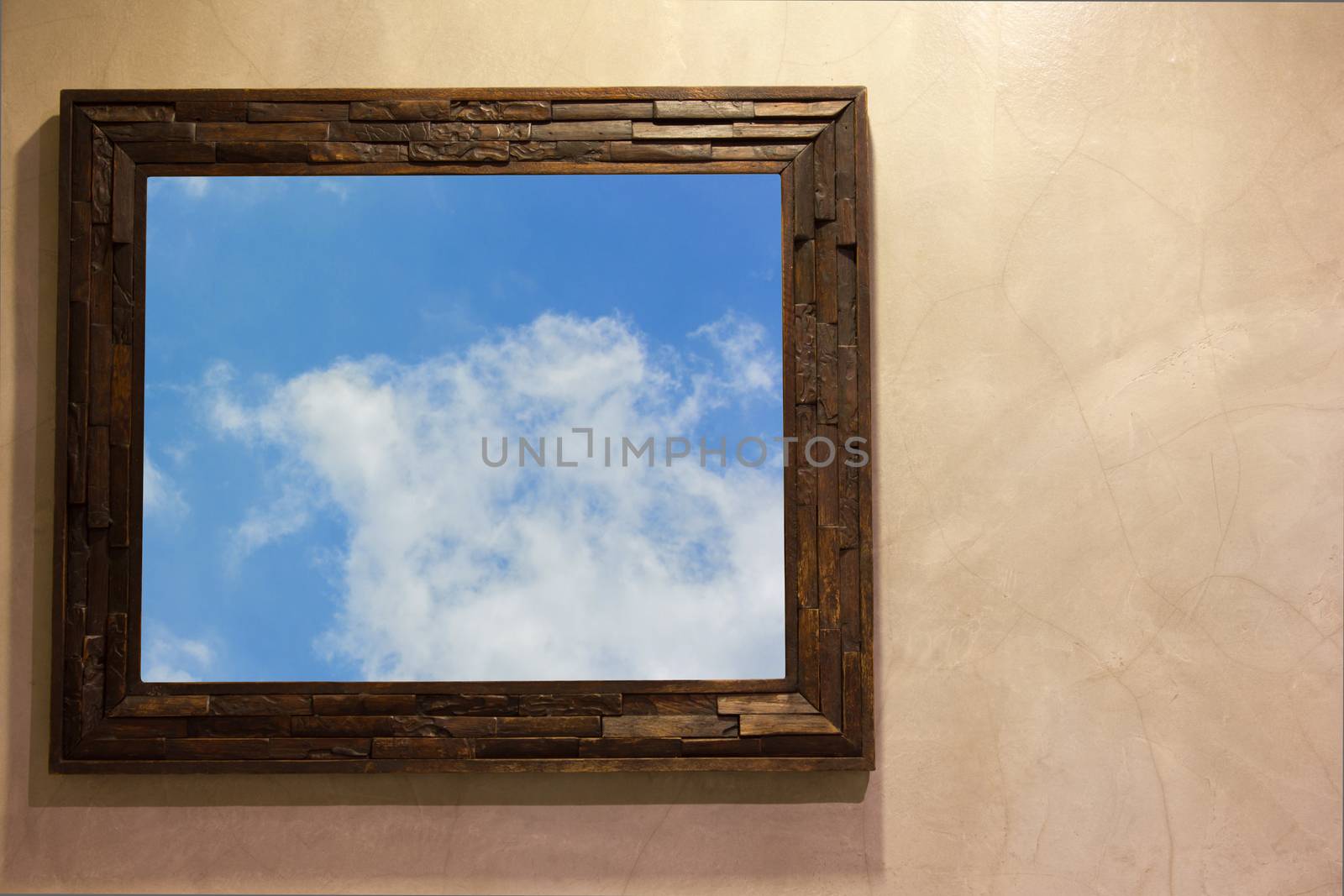 Picture frame Wall design sky