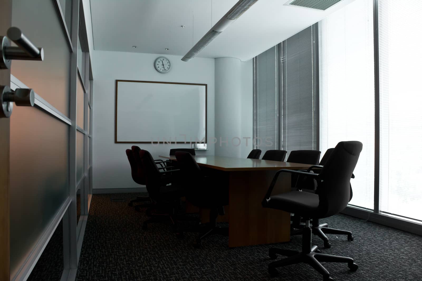 business meeting room in office building