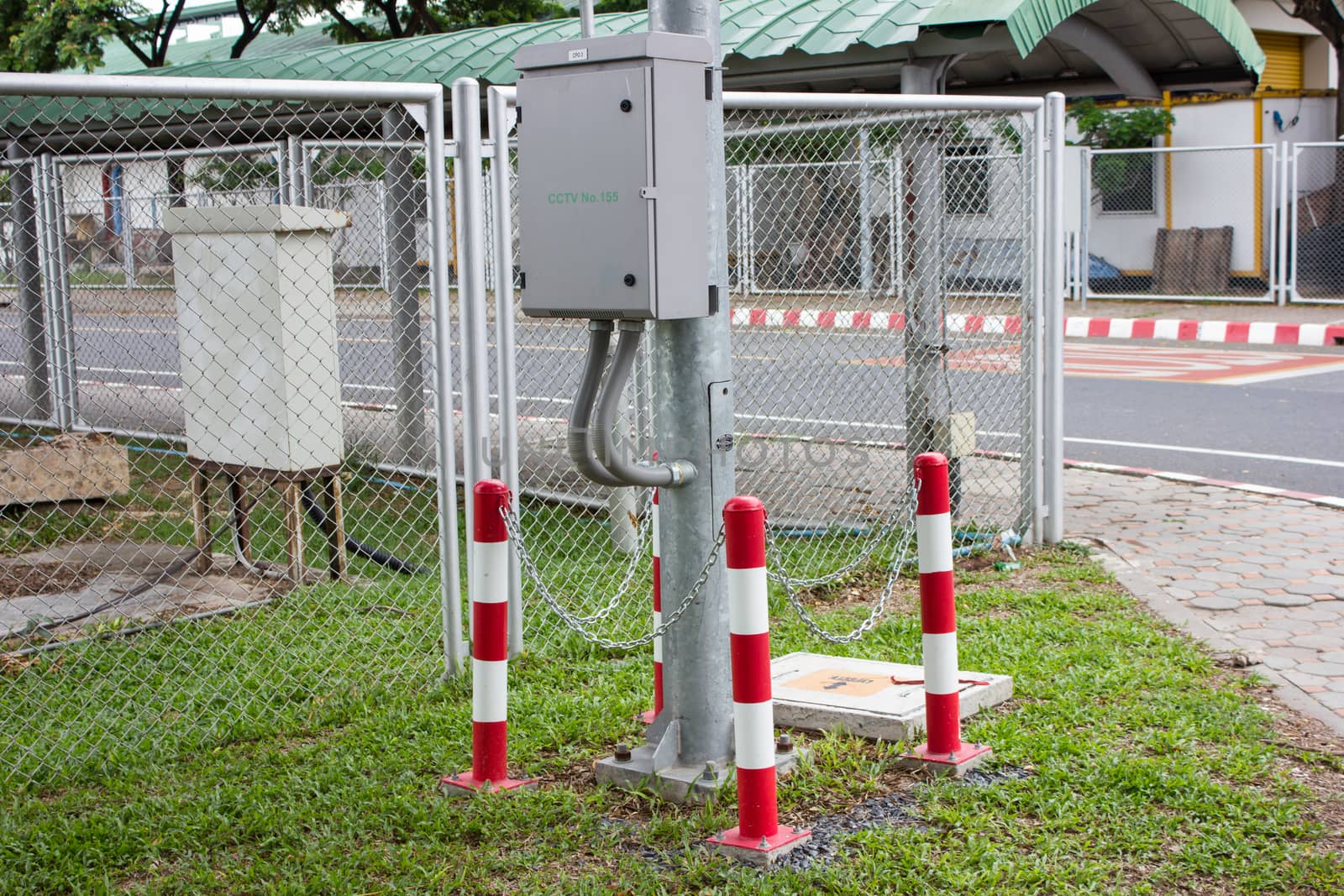 poles Rounding defense steel  safety