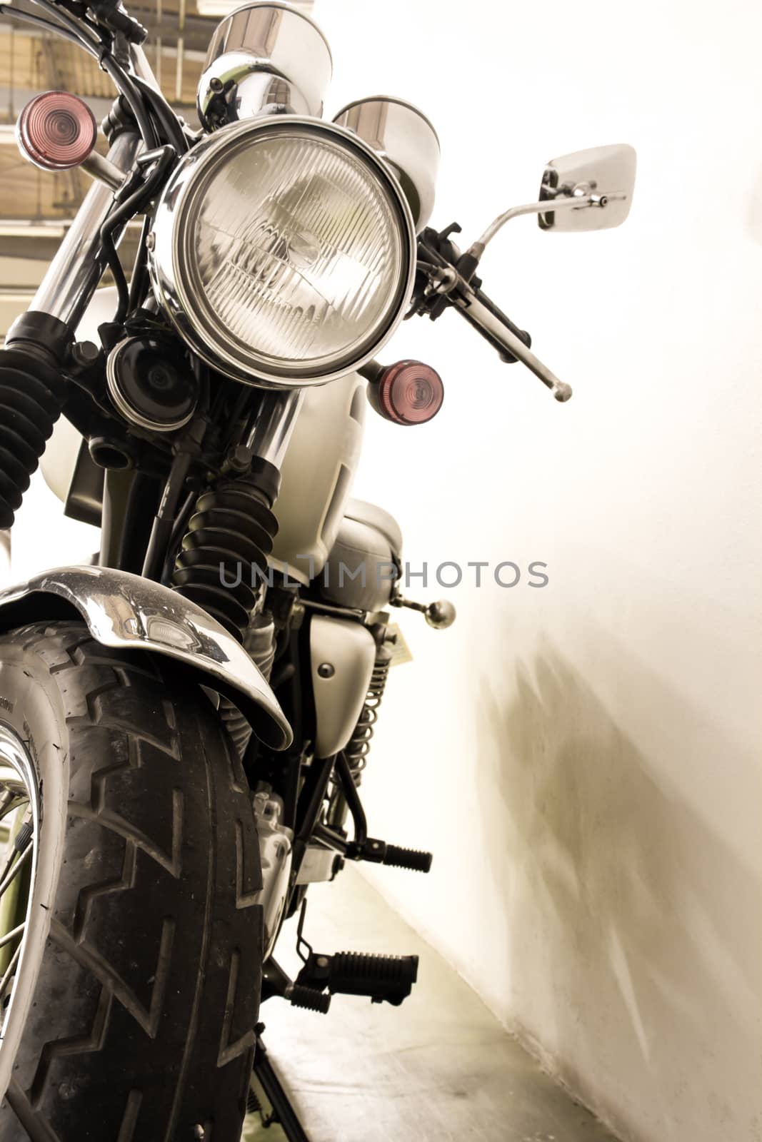 vintage Motorcycle by shutterbird