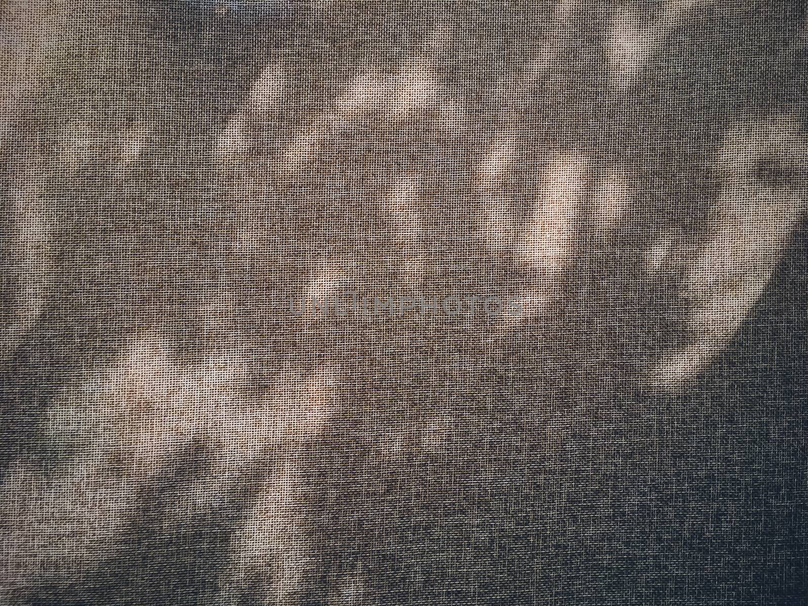 Linen texture and shadows as rustic background, fabric and material