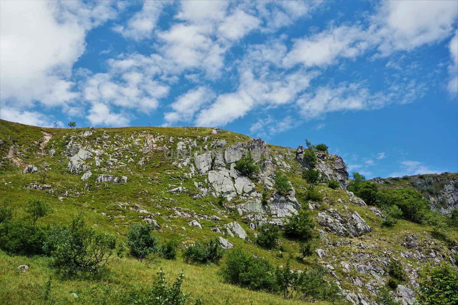 Rocky hill in the Vosges mountains, Grand Est by pisces2386