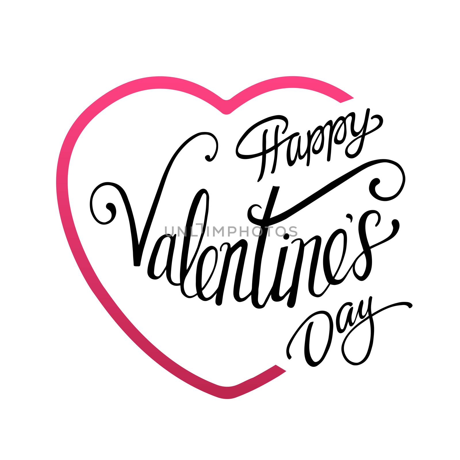 Digitally generated Valentines day vector