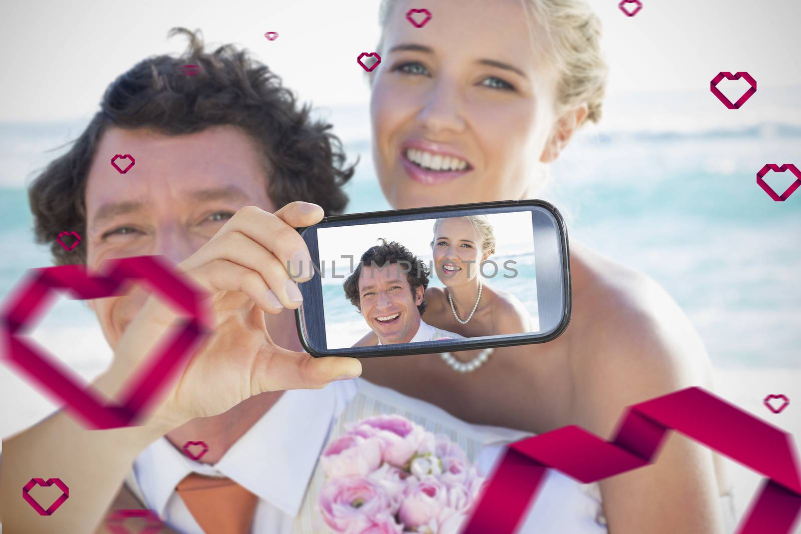 Couple taking Valentines selfie by Wavebreakmedia