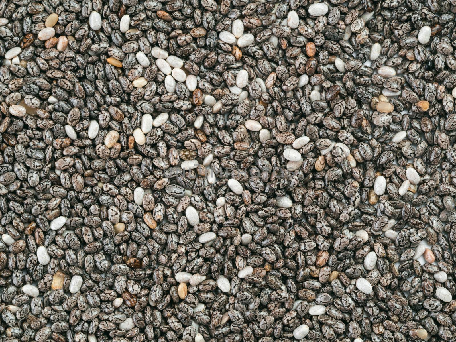 Chia seeds background. copy space. Top view or flat lay. Healthy food and diet concept