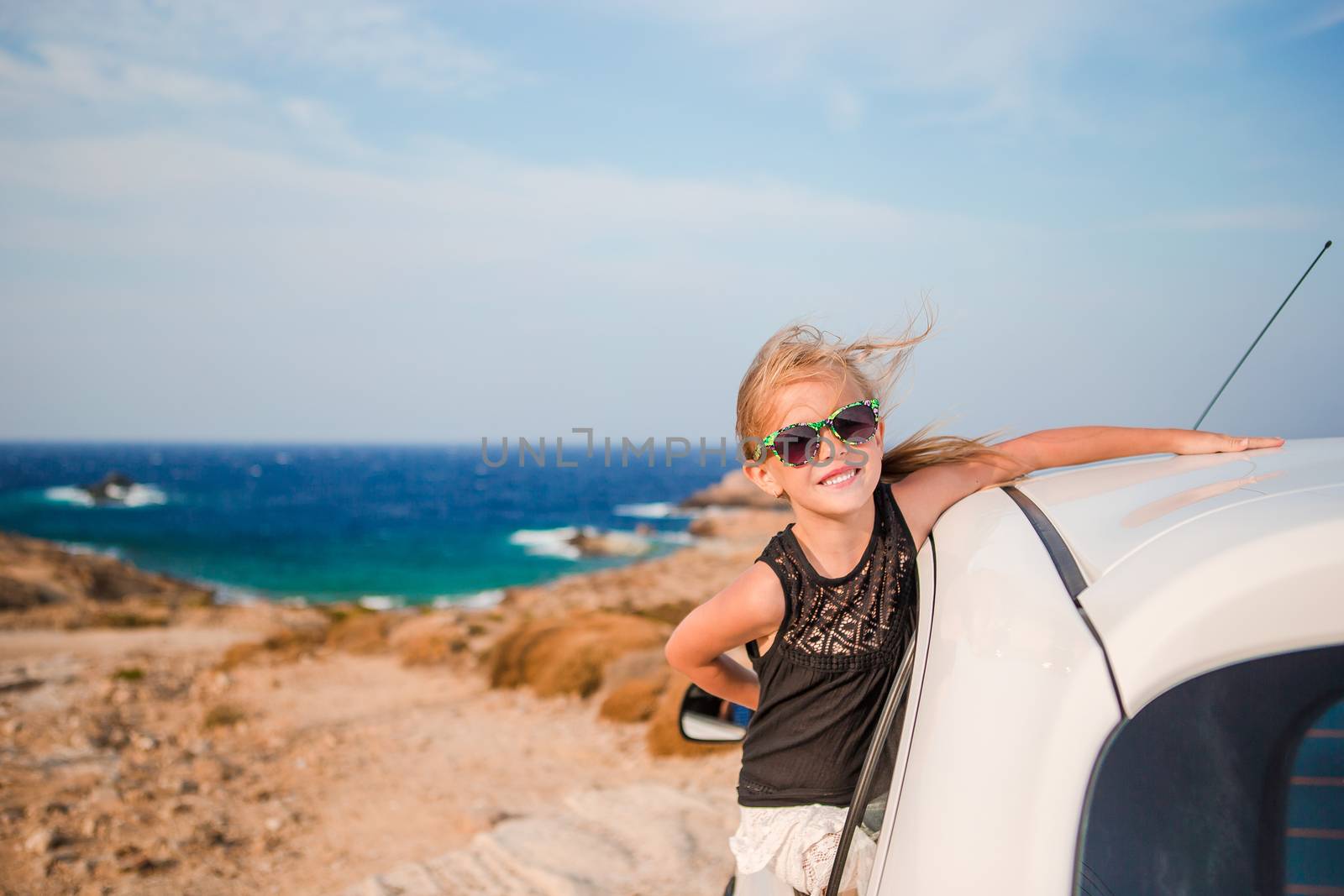 Family on vacation. Summer holiday and car travel concept by travnikovstudio
