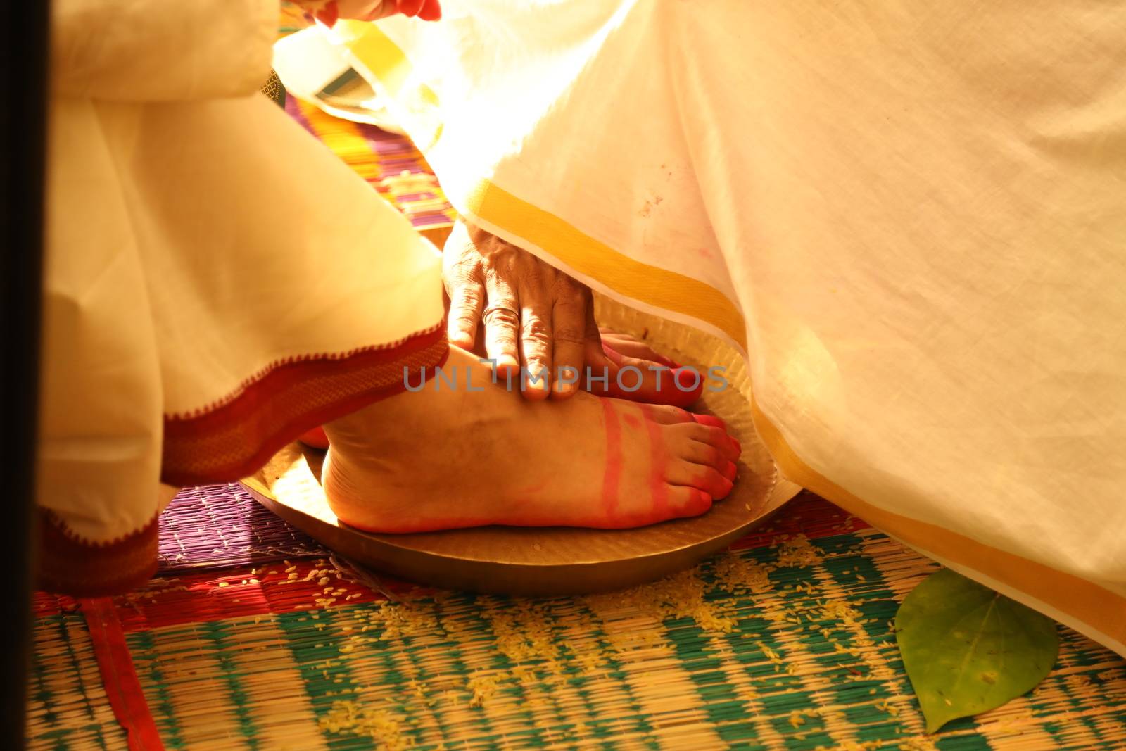 Traditional Hindu wedding ceremony