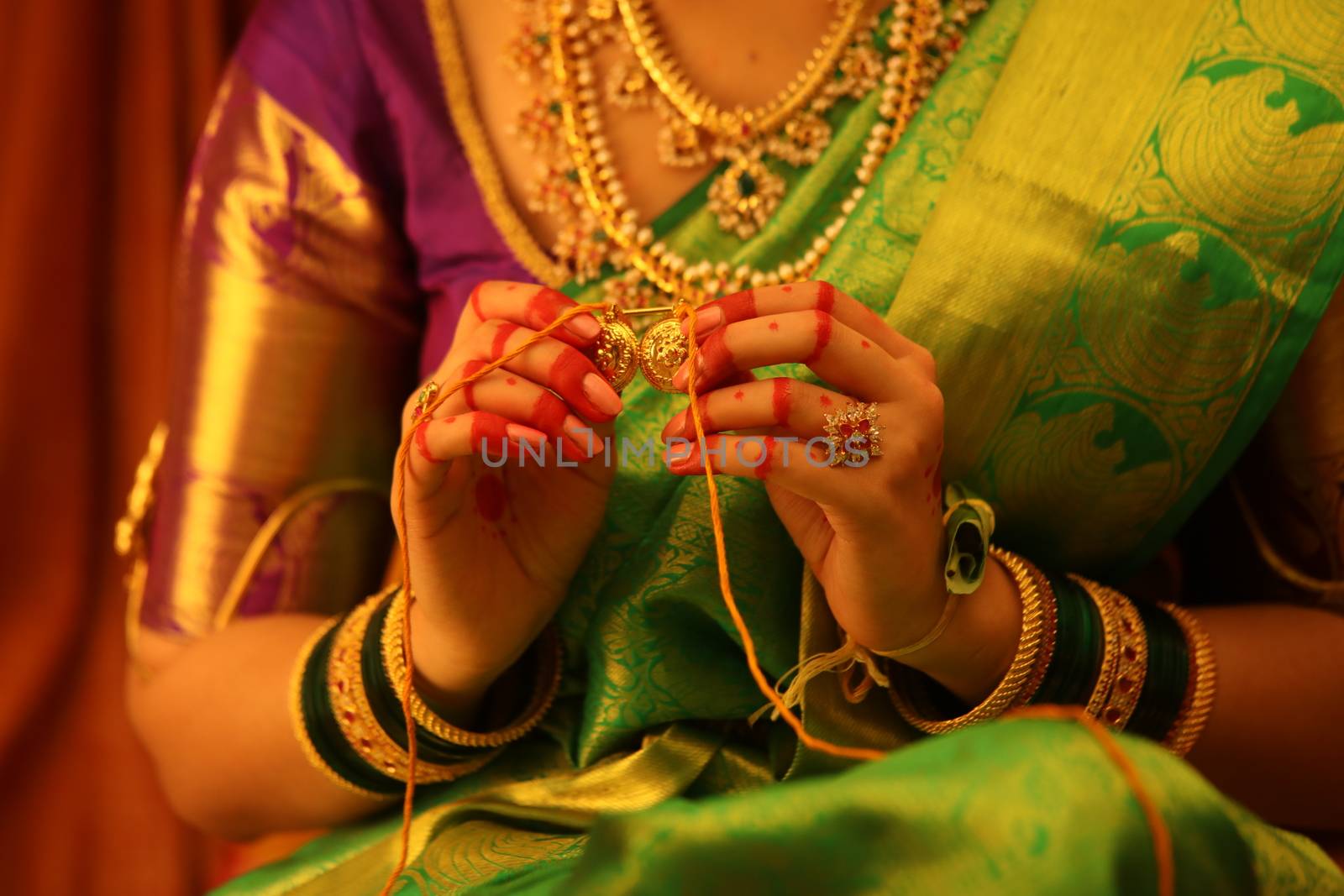 Traditional Hindu wedding ceremony
