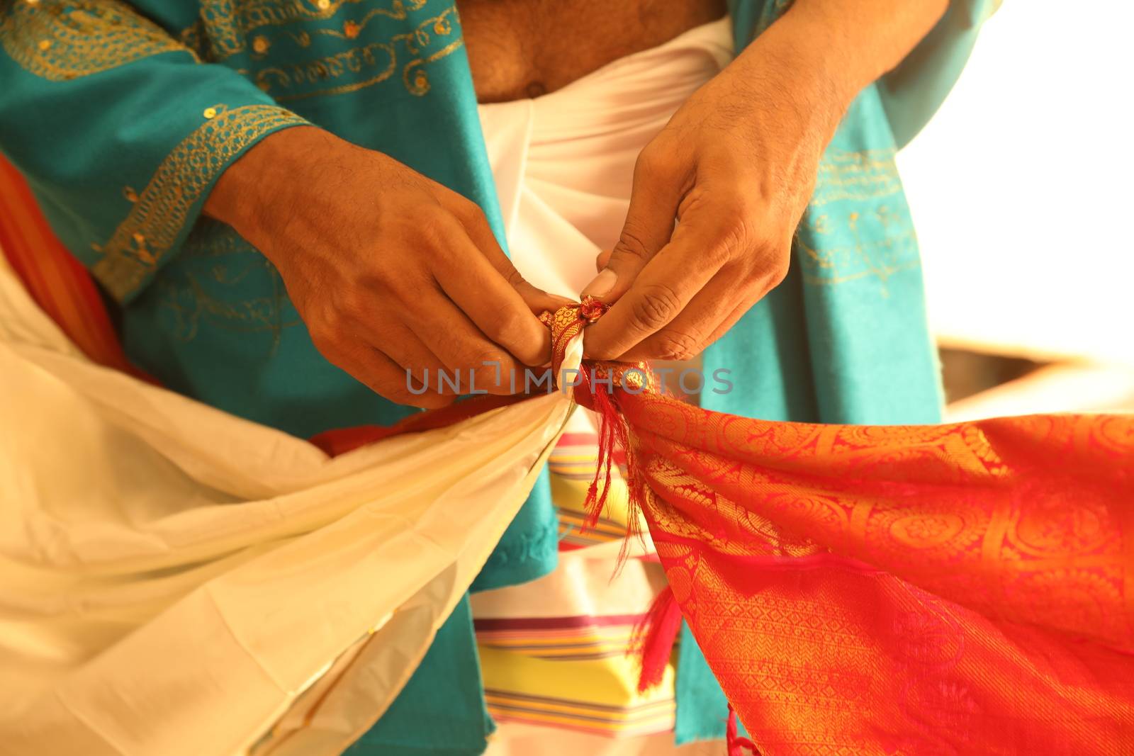 Traditional Hindu wedding ceremony