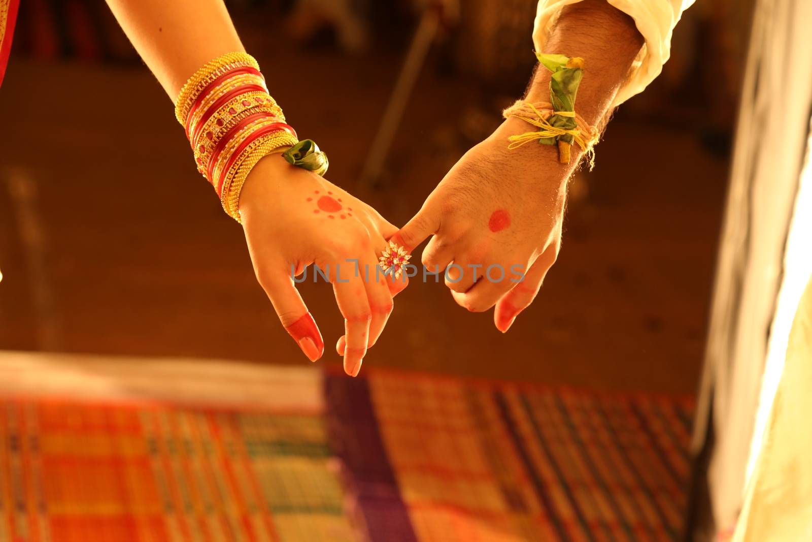 Traditional Hindu wedding ceremony