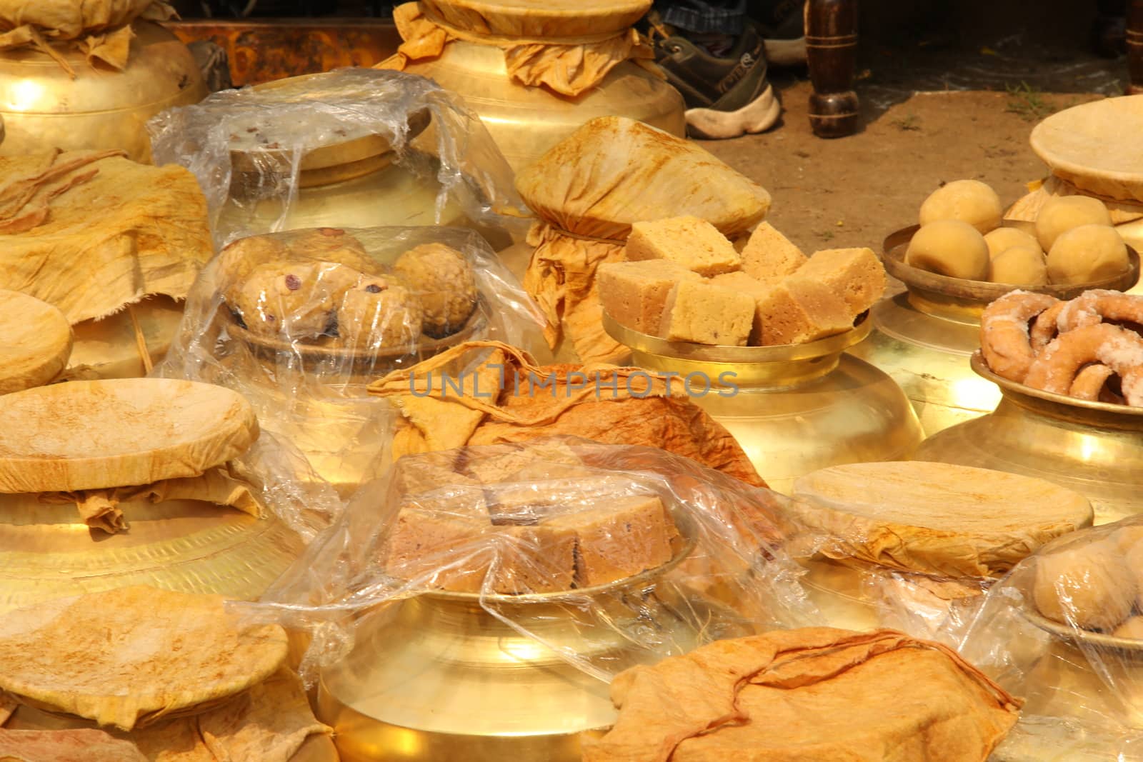 Indian Sweets Closeup
