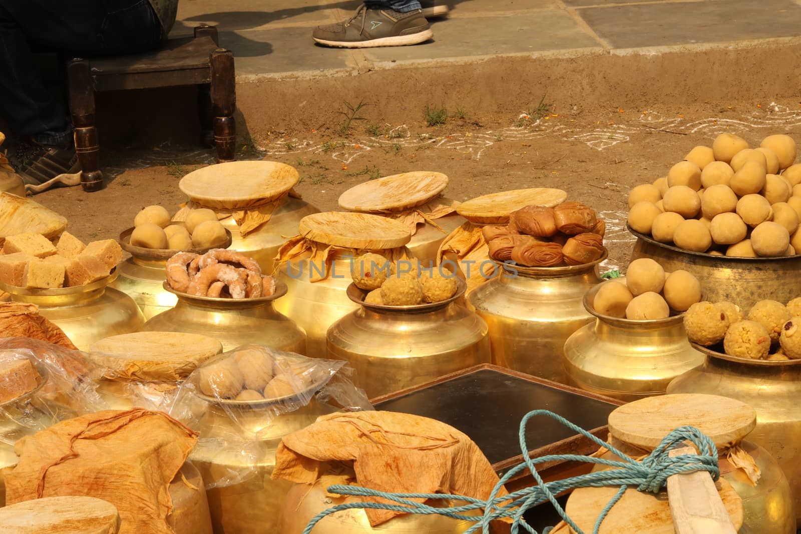 Indian Sweets Closeup
