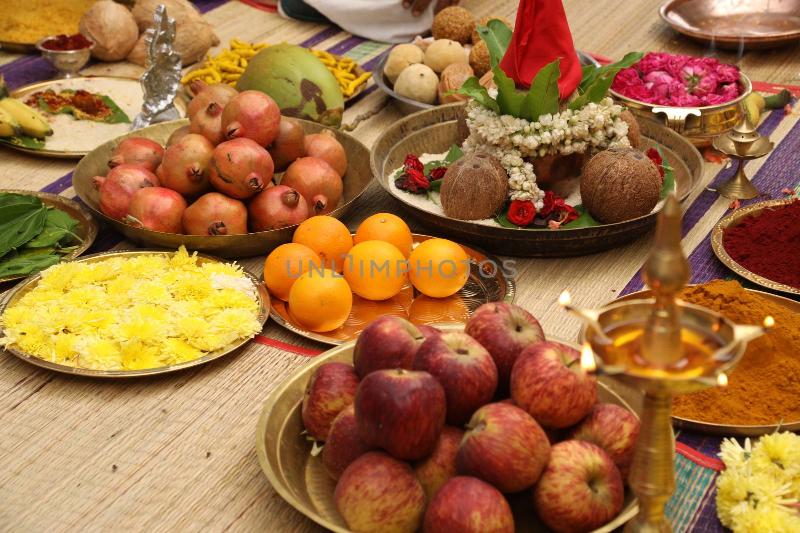 Traditional Hindu wedding ceremony