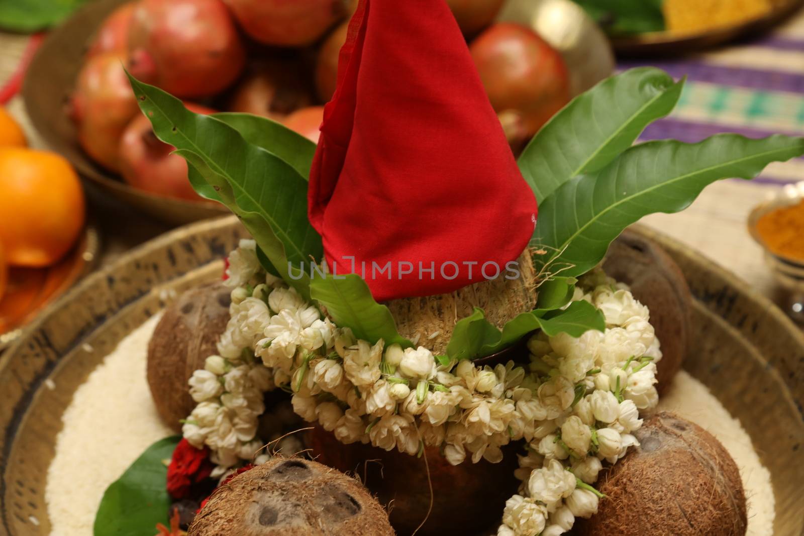 Traditional Hindu wedding ceremony