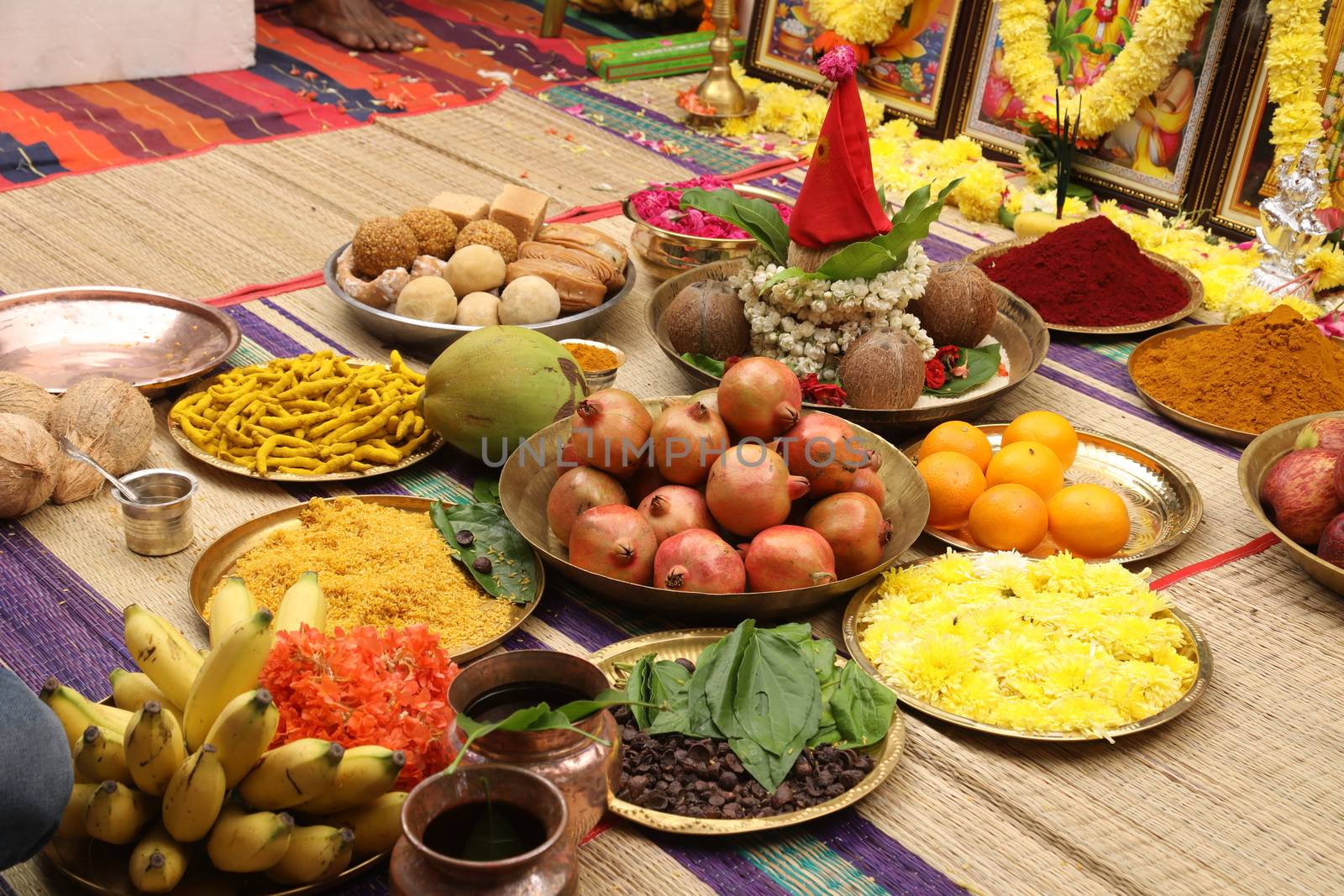 Traditional Hindu wedding ceremony