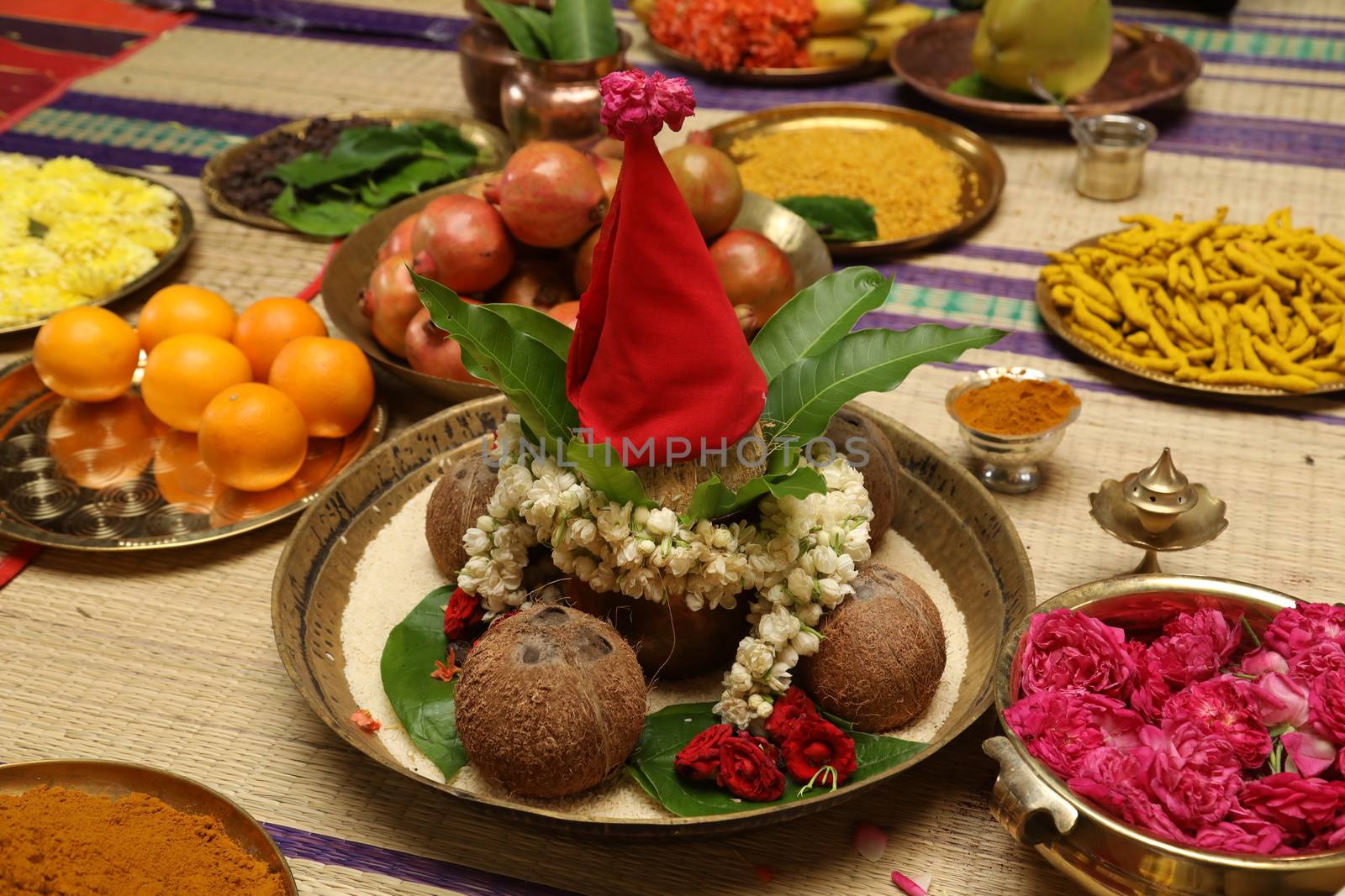 Traditional Hindu wedding ceremony