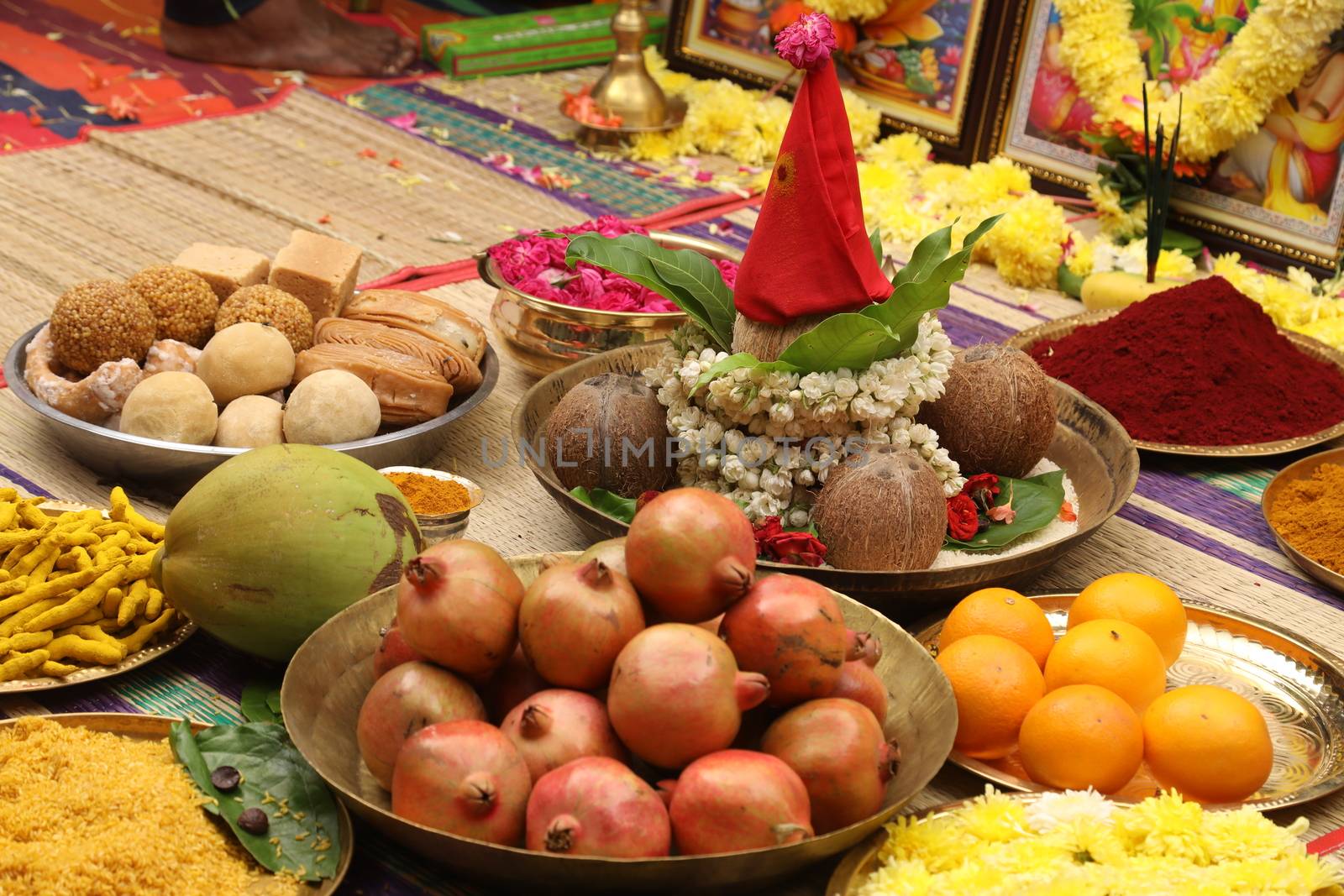 Traditional Hindu wedding ceremony