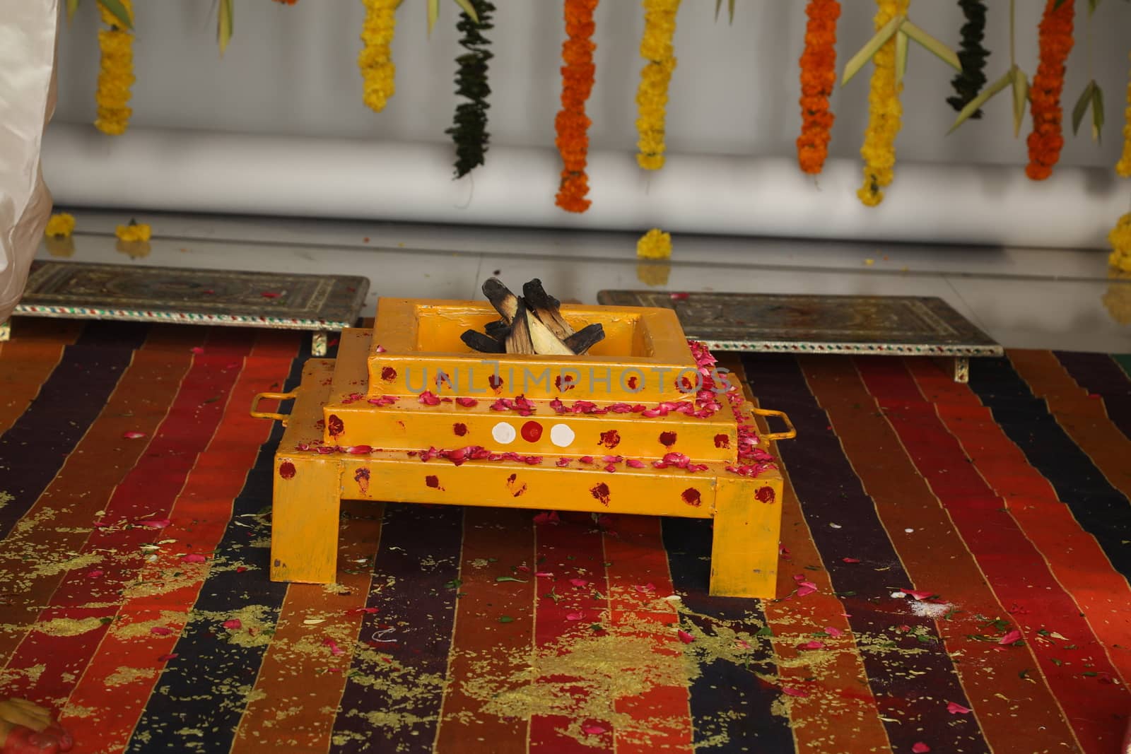 Flowers decoration at function