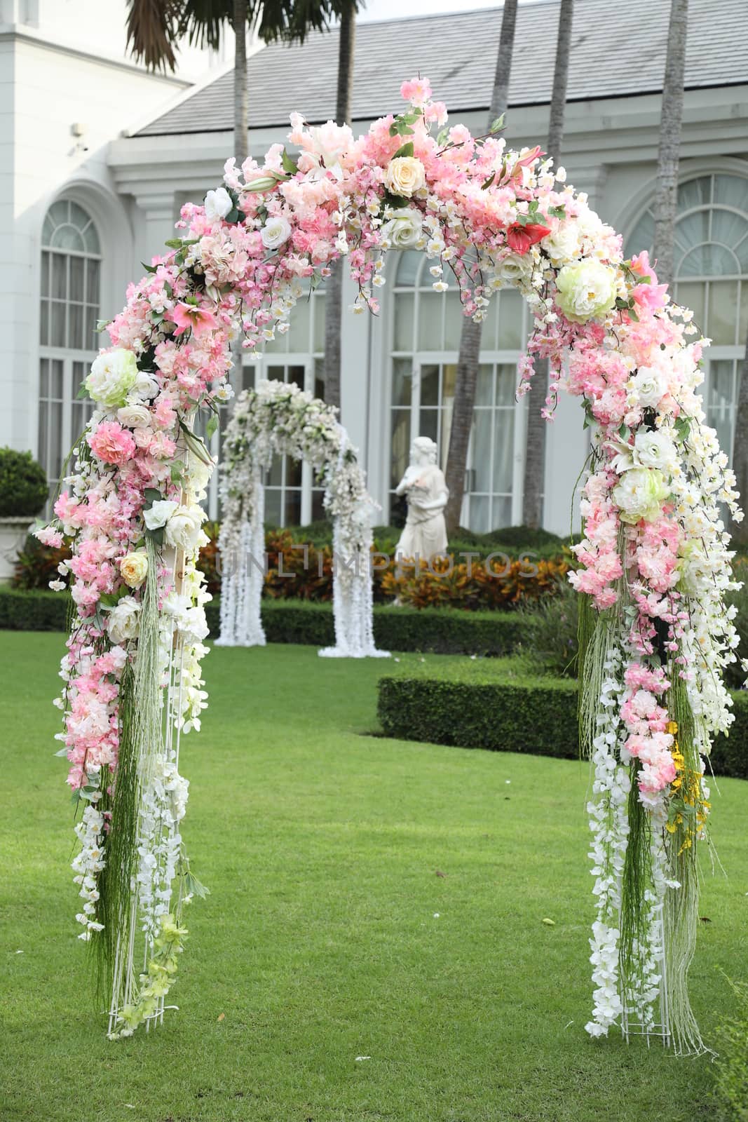 Flowers decoration at function
