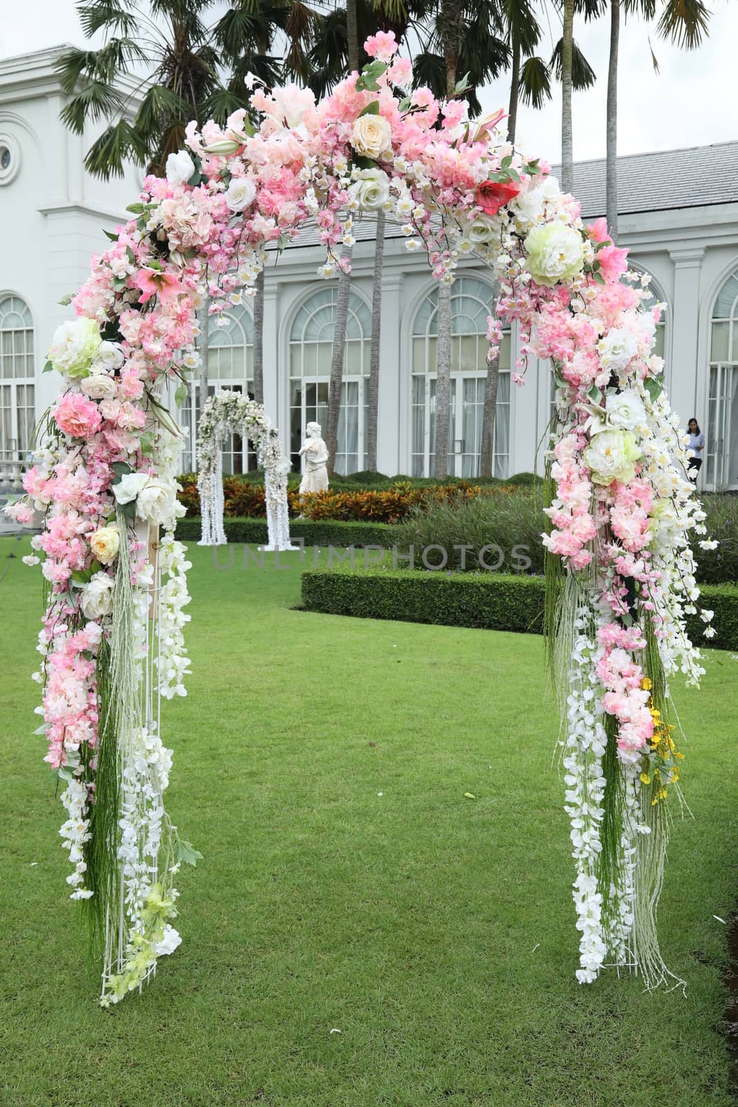 Flowers decoration at function