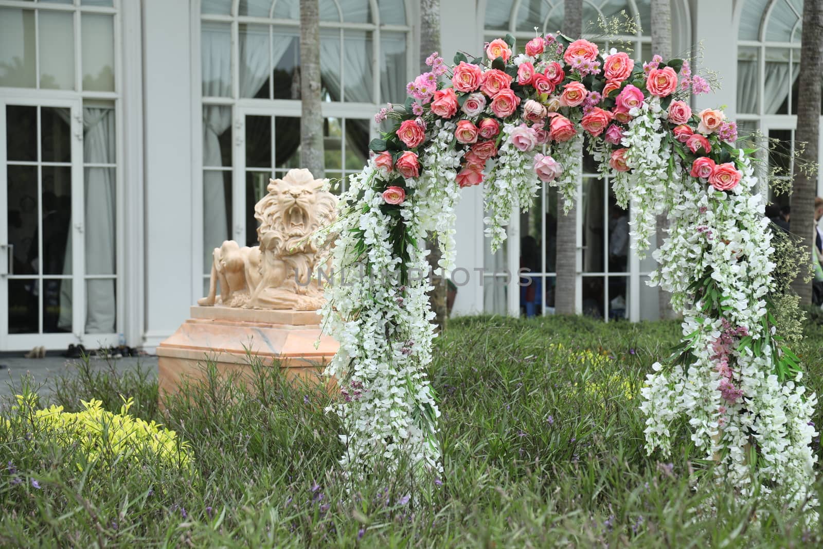 Flowers decoration at function
