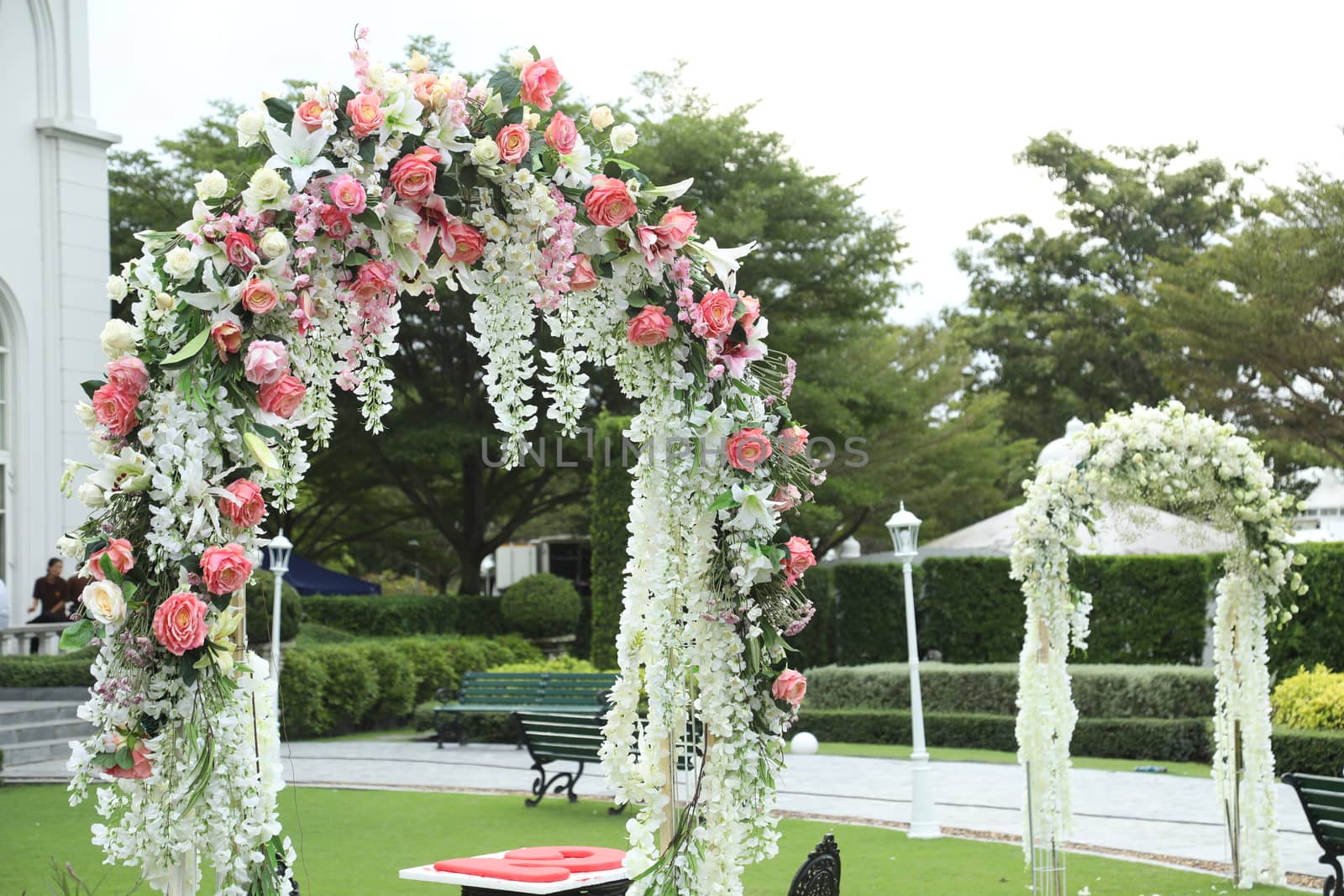 Flowers decoration at function