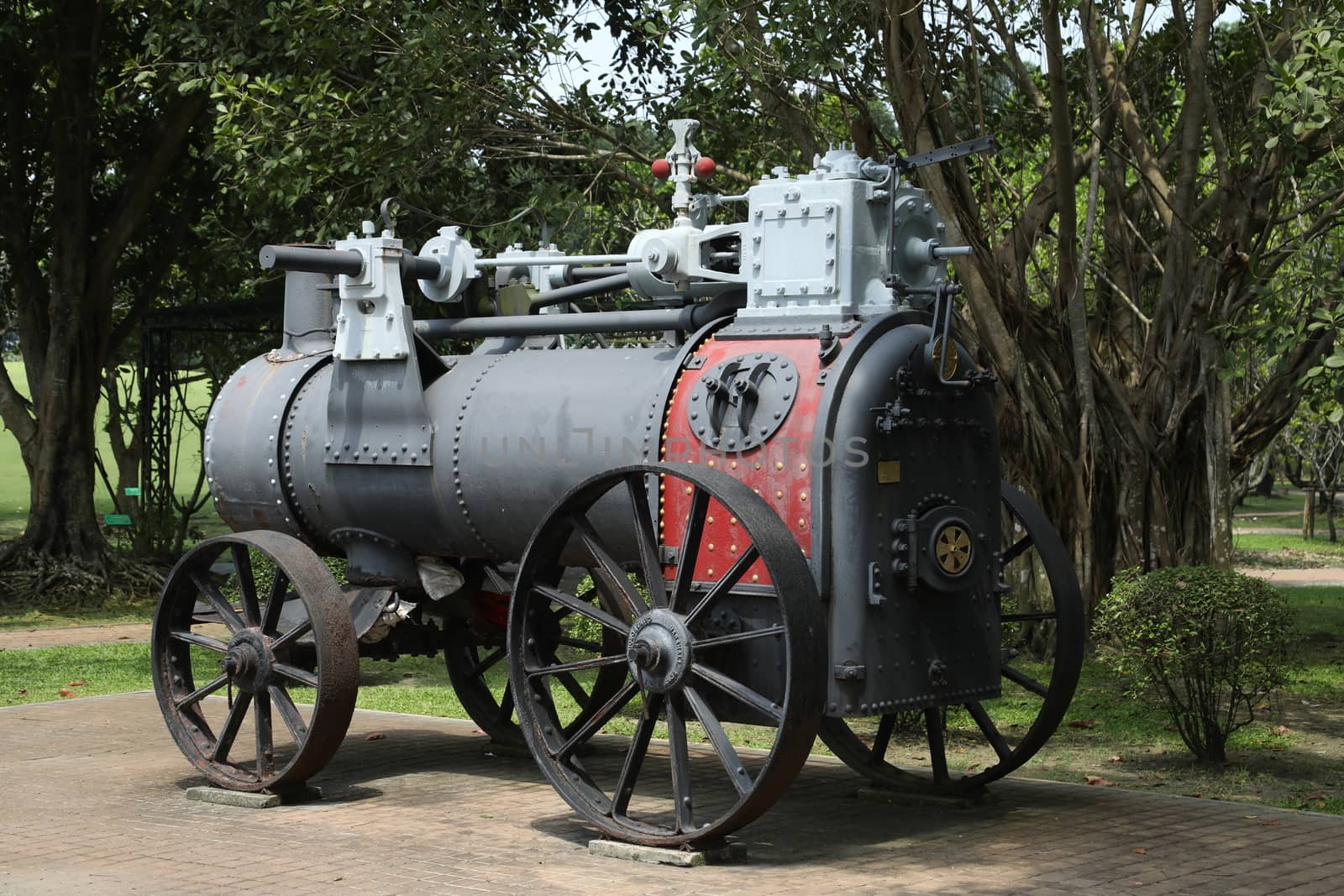 Vintage Train Steam Engine