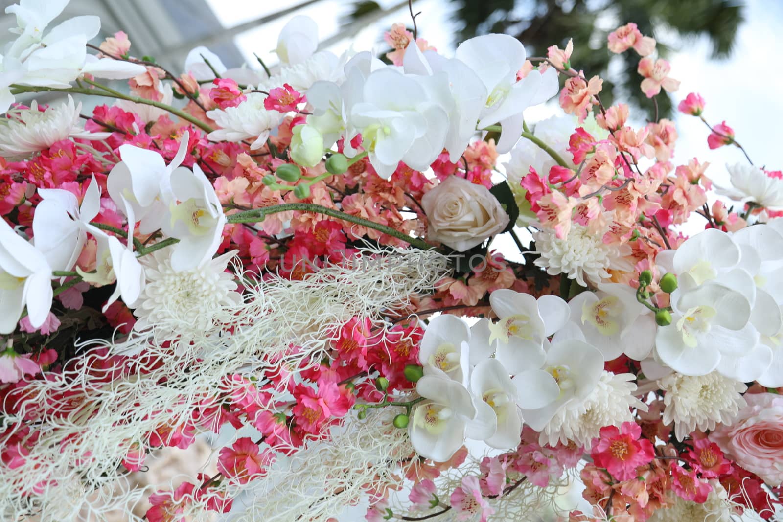 Flowers decoration at function