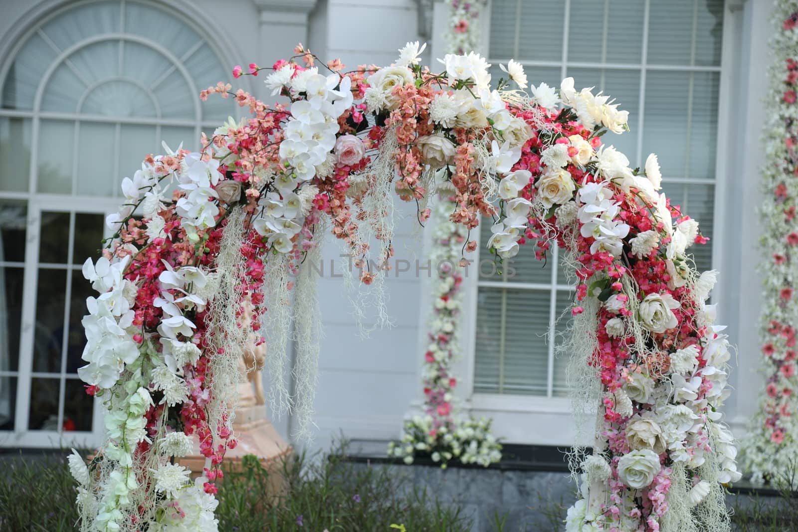 Flowers decoration at function