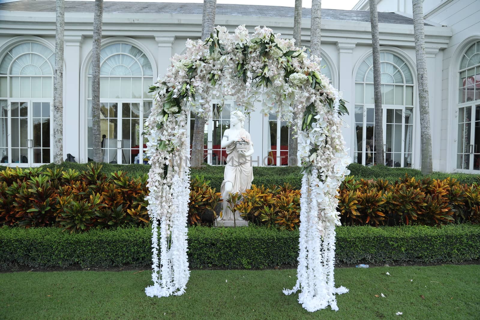Flowers decoration at function