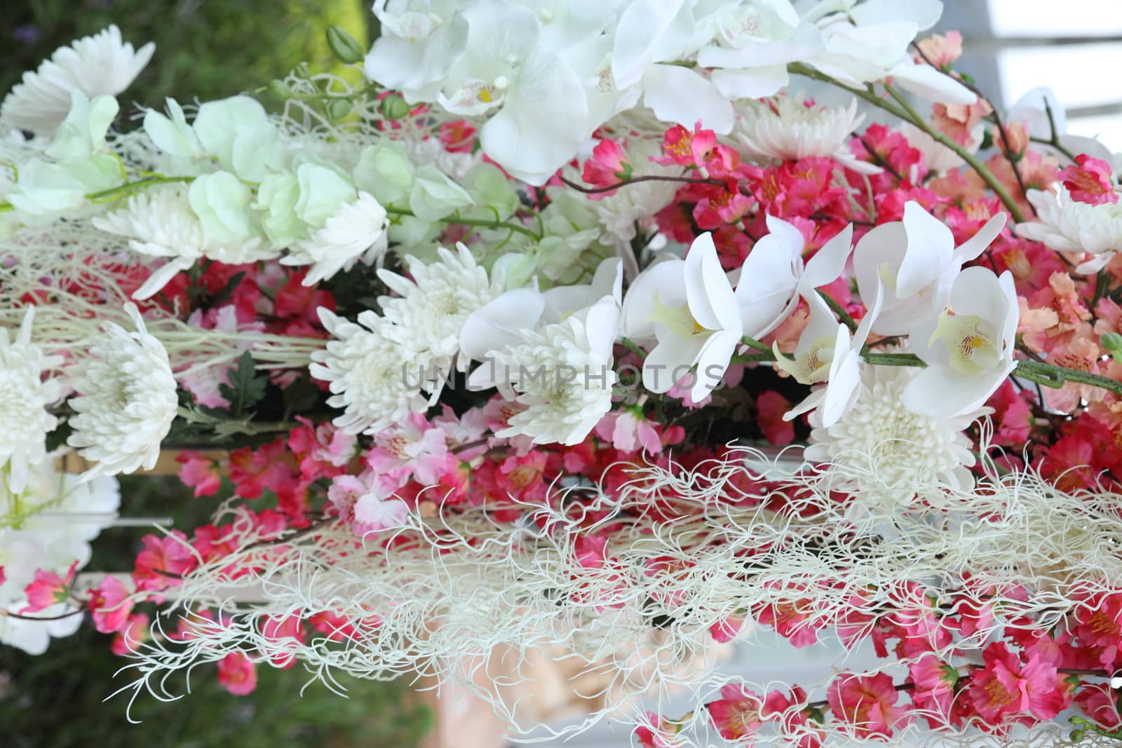 Flowers decoration at function