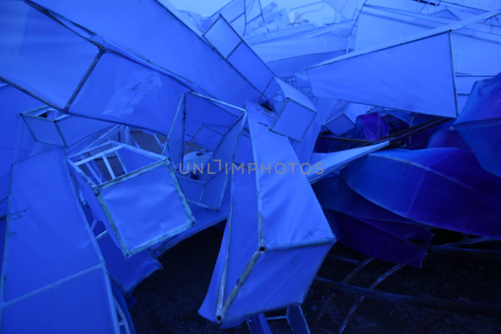 Horror shot of store room
