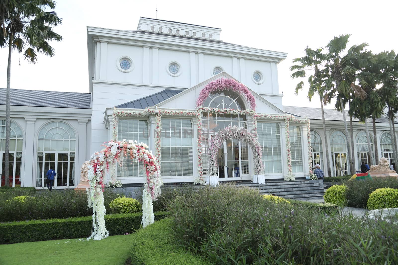 Flowers decoration at function