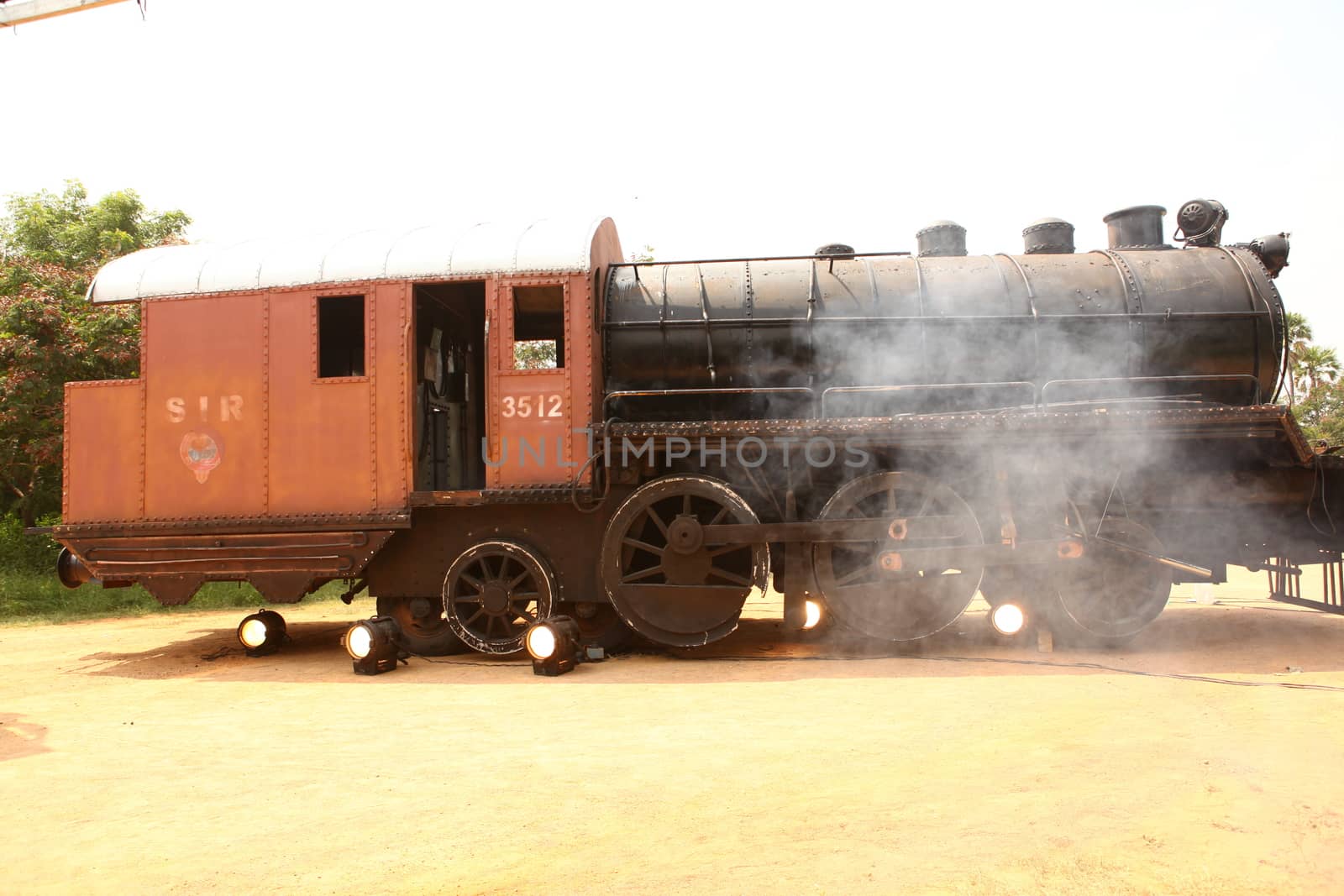 Vintage Train Steam Engine