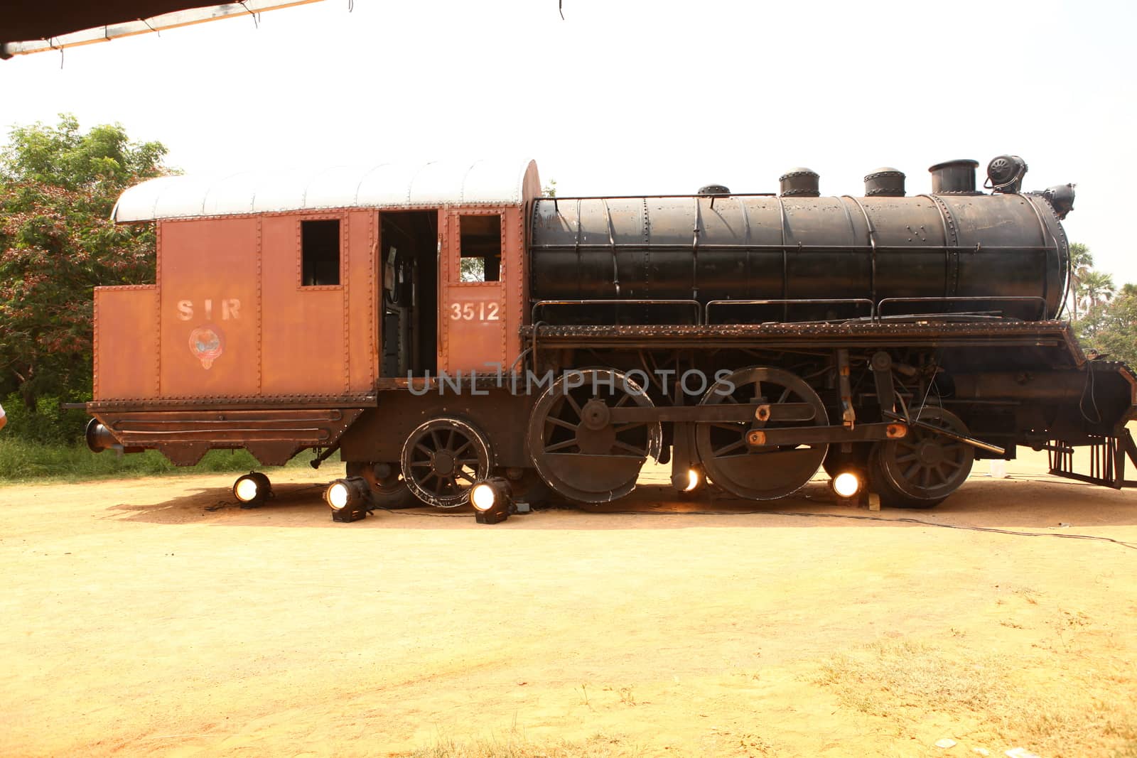 Vintage Train Steam Engine