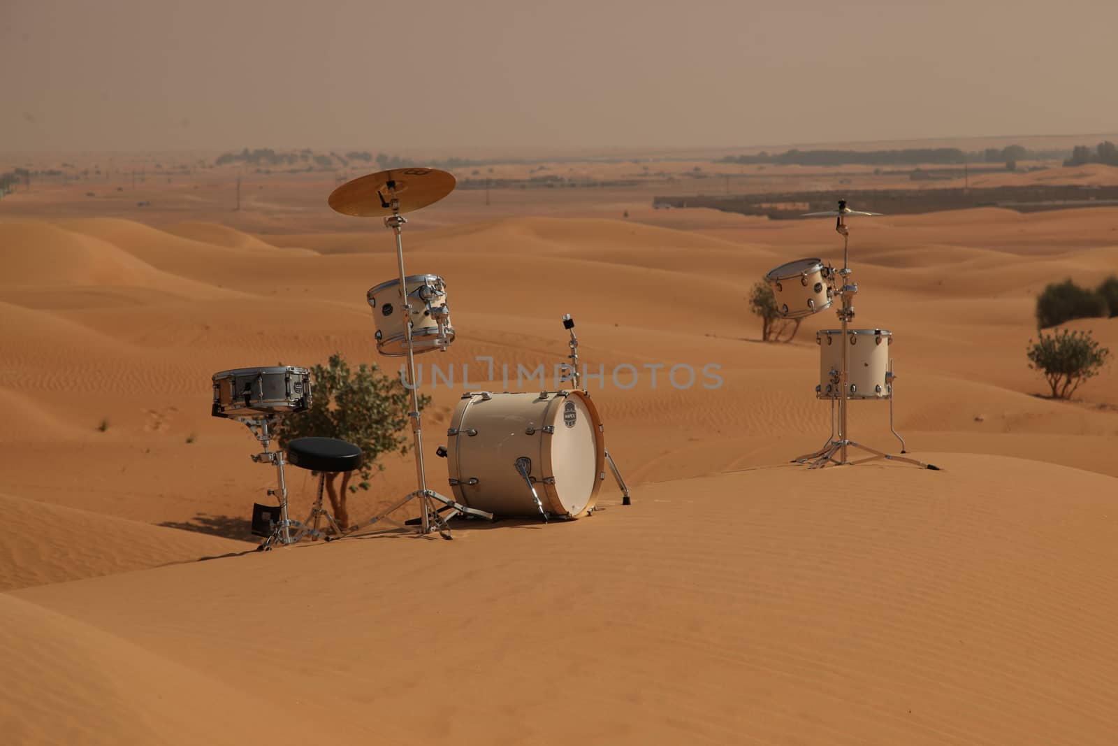 Dry sand in the desert