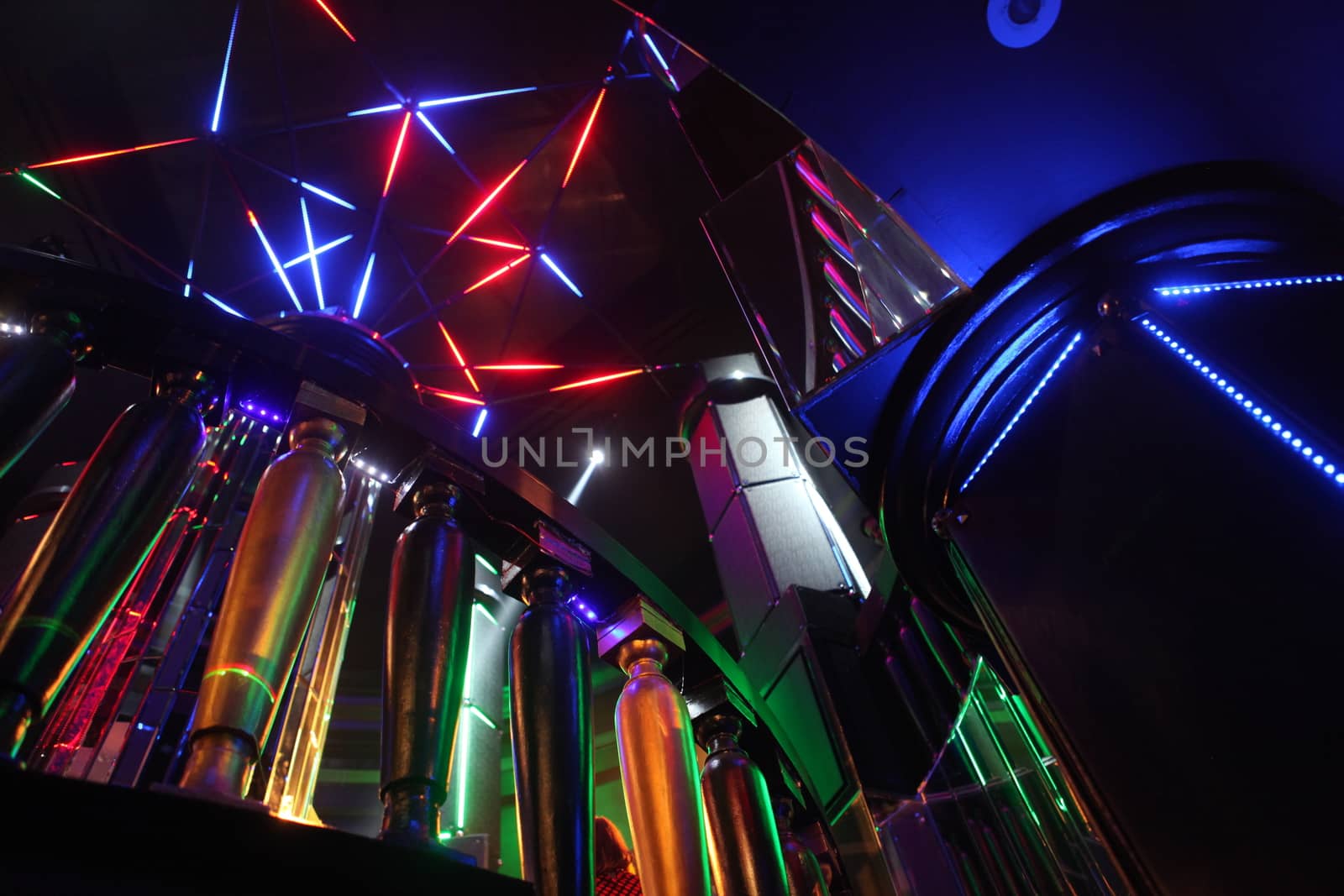 Abstract slow shutter lights