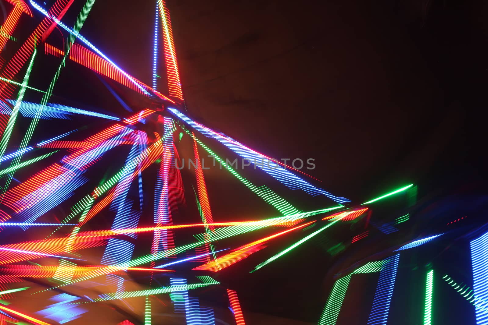 Abstract slow shutter lights